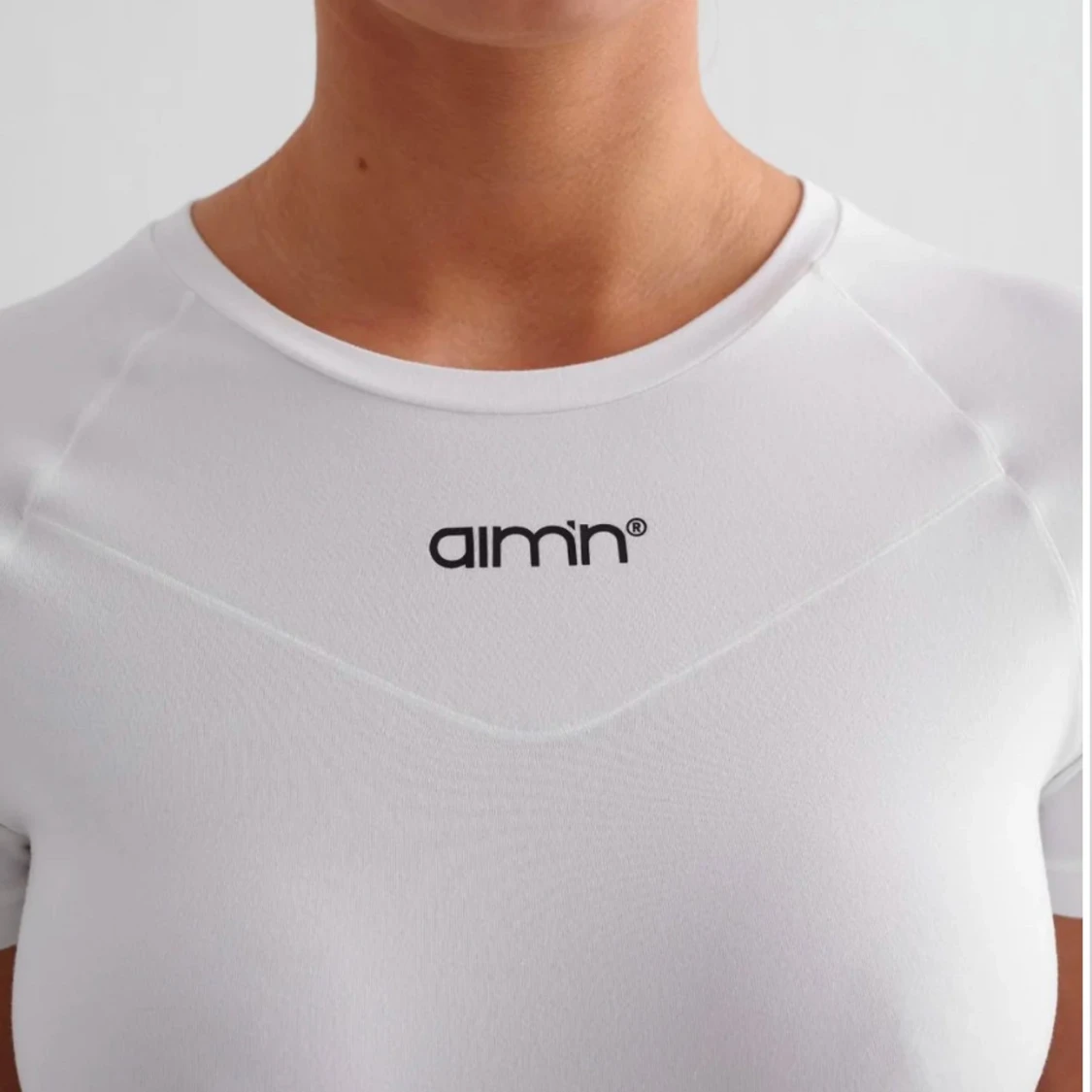 Vit t-shirt från Aim'n - 1
