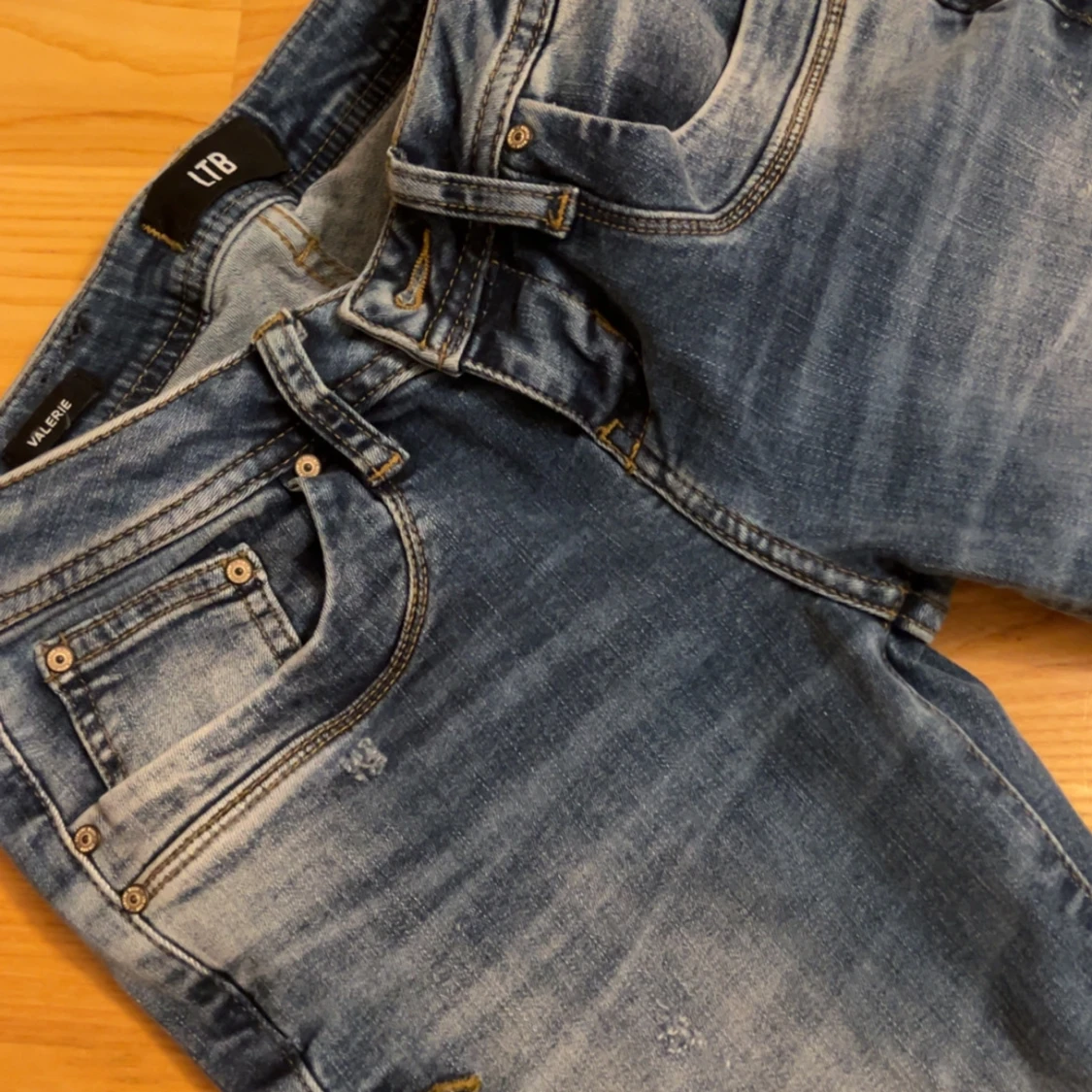 LTB bootcut jeans blå low rise 25/34 - 3