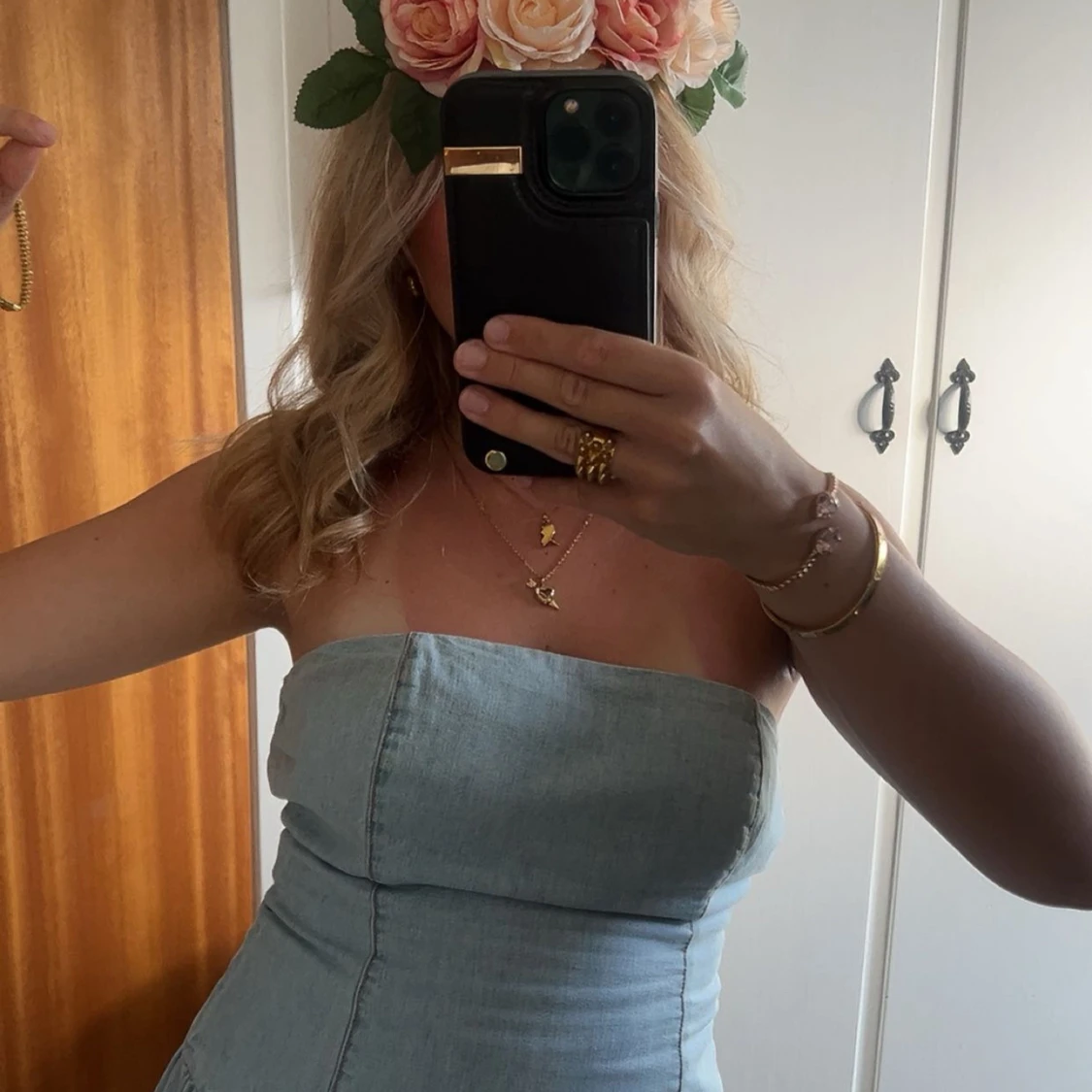 Slutsåld Jeansklänning från Zara nyskick - 2