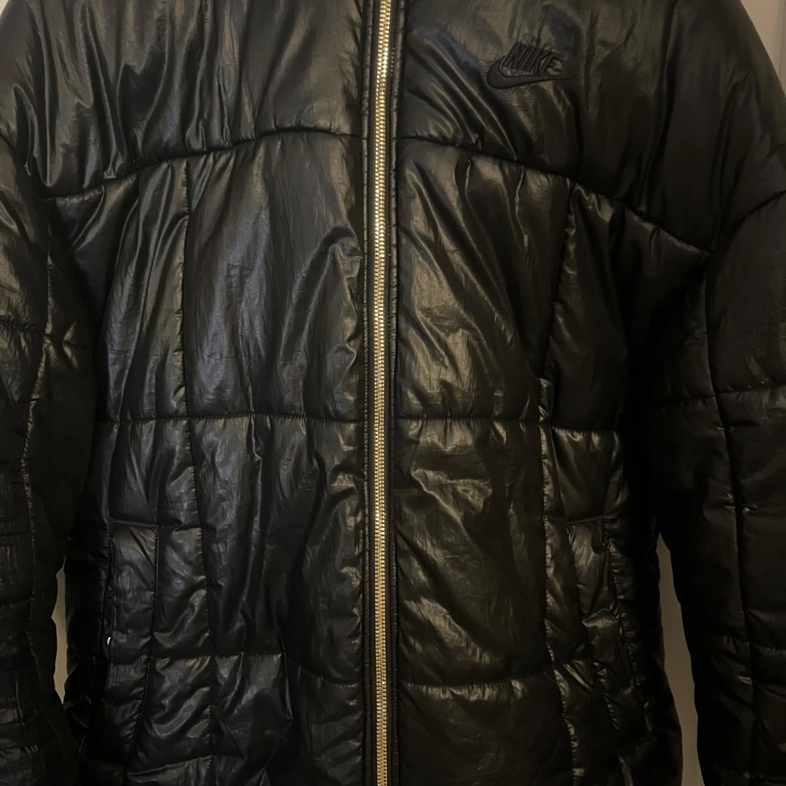 Svart pufferjacka Nike Therma-Fit XS - 3