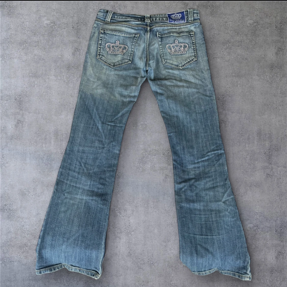 Blå bootcut jeans från Rock & Republic x Victoria Beckham - 1