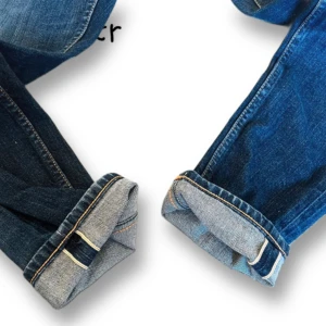 Selvedge Nudie Jeans Lean Dean - Tvär feta nudies i 30/30, selvedge denim, slim fit! Skriv om du har några frågor llr funderingar🫶