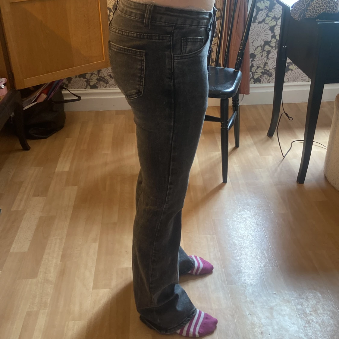 Bootcut lågmidjade jeans - 3