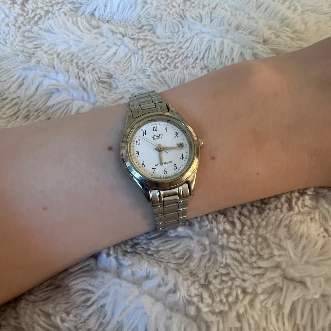 Silverfärgad vintageklocka från Citizen - 2