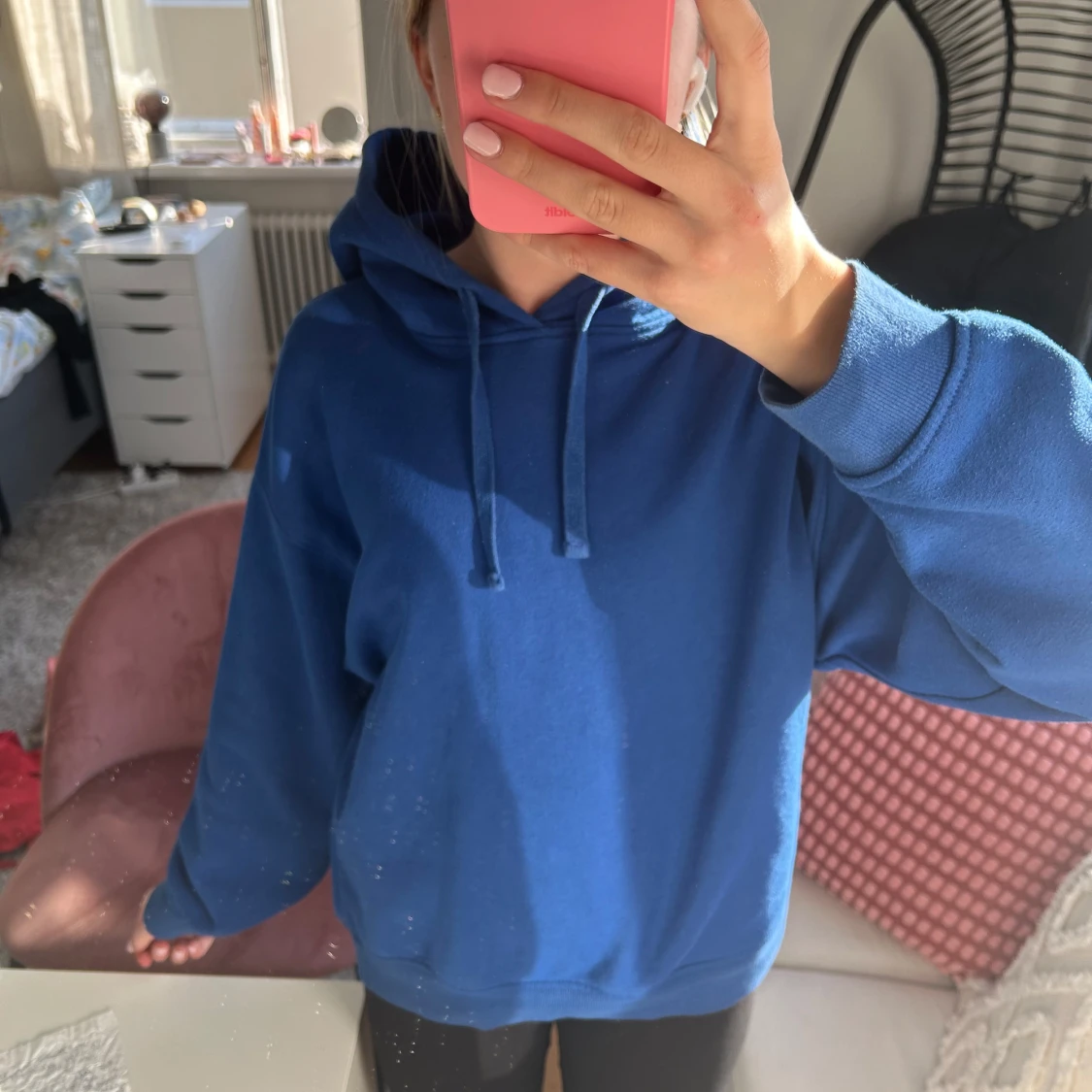 Blå hoodie från ZARA - 3