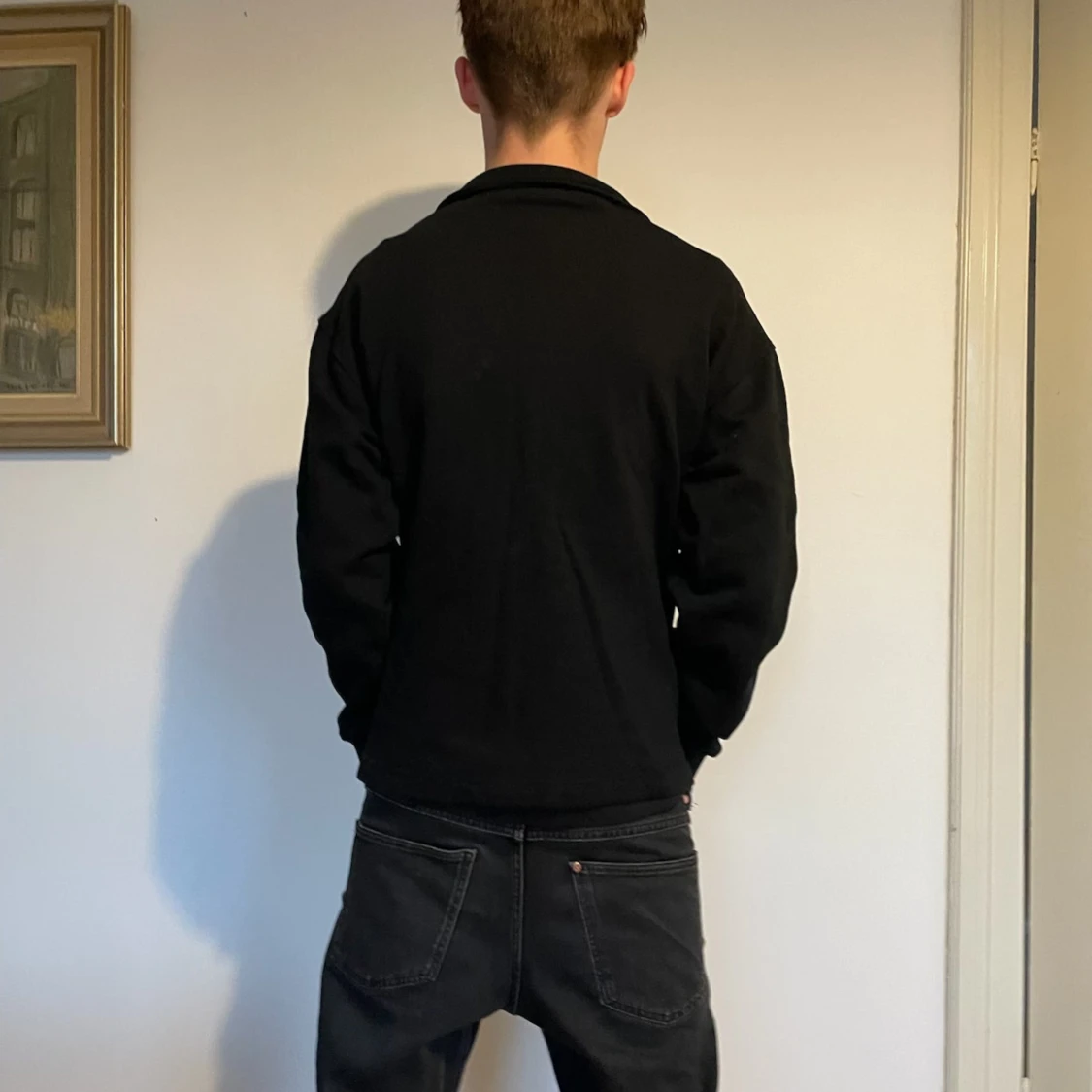Svart zip-up sweatshirt från 157 - 2