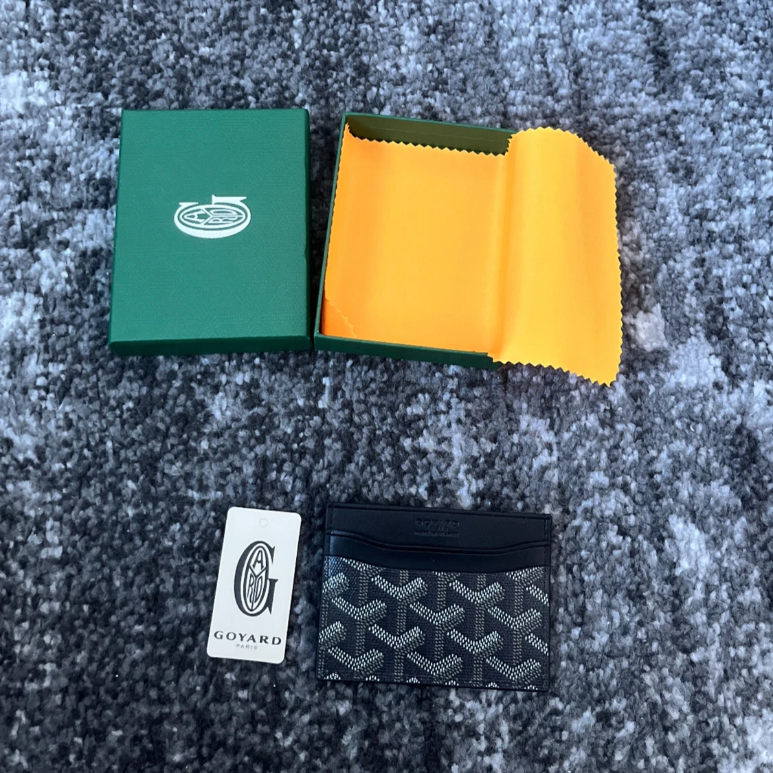 Svart korthållare - 2