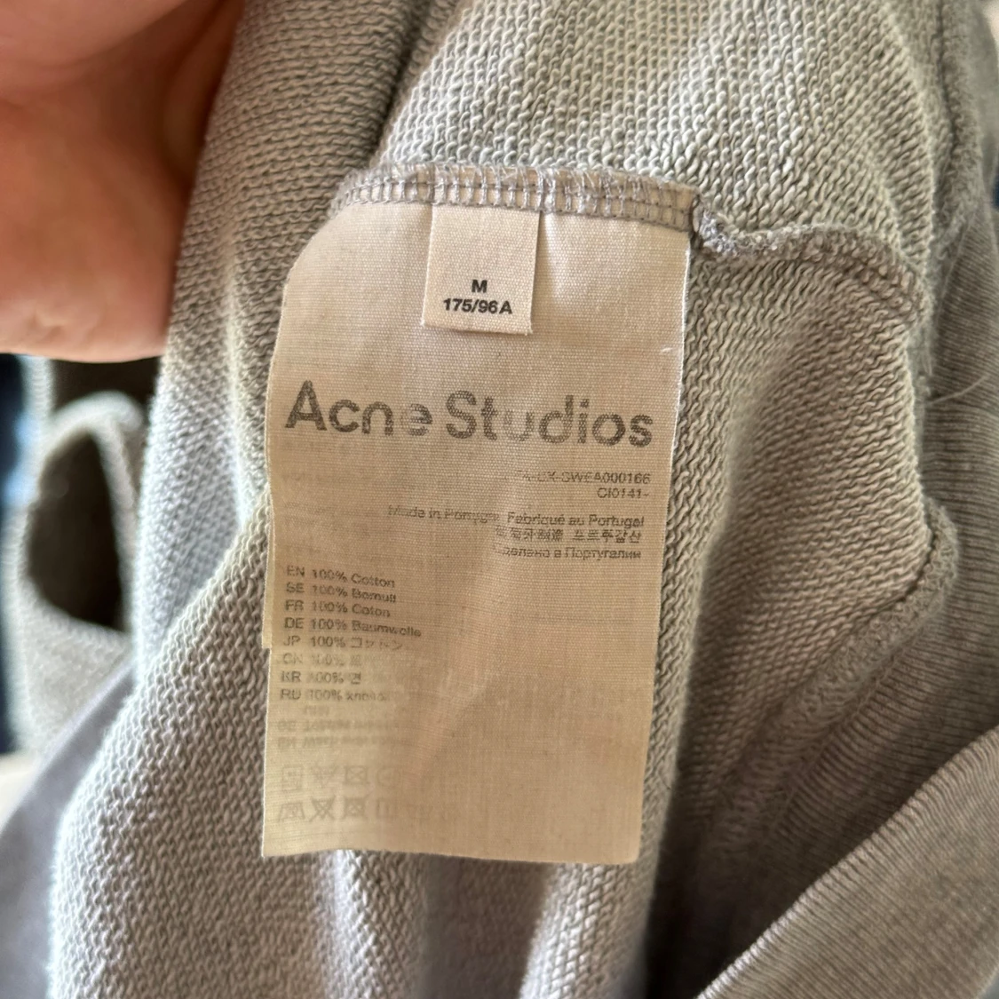 Grå hoodie från Acne Studios - 4