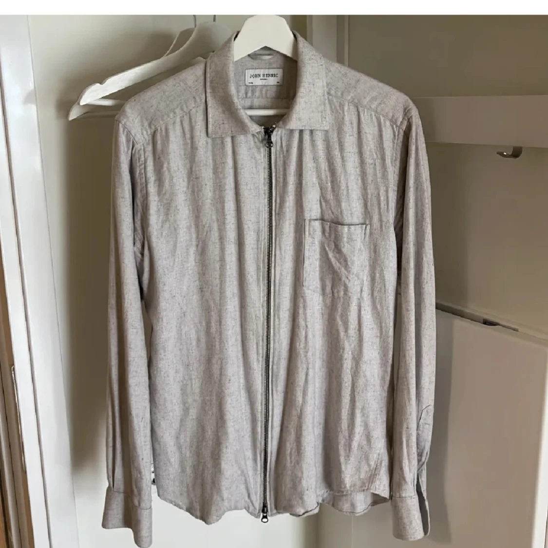 Beige John Henric overshirt 