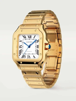 Elegant klocka i guld 35.1mm (medium) - Helt ny stilren elegant klocka som passar både herr och dam i storleken 35.1mm med swiss rörelse som håller 72 timmar innan man behöver winda upp igen! Medföljer en fin bläckpenna värde 2500kr 100m vattentät