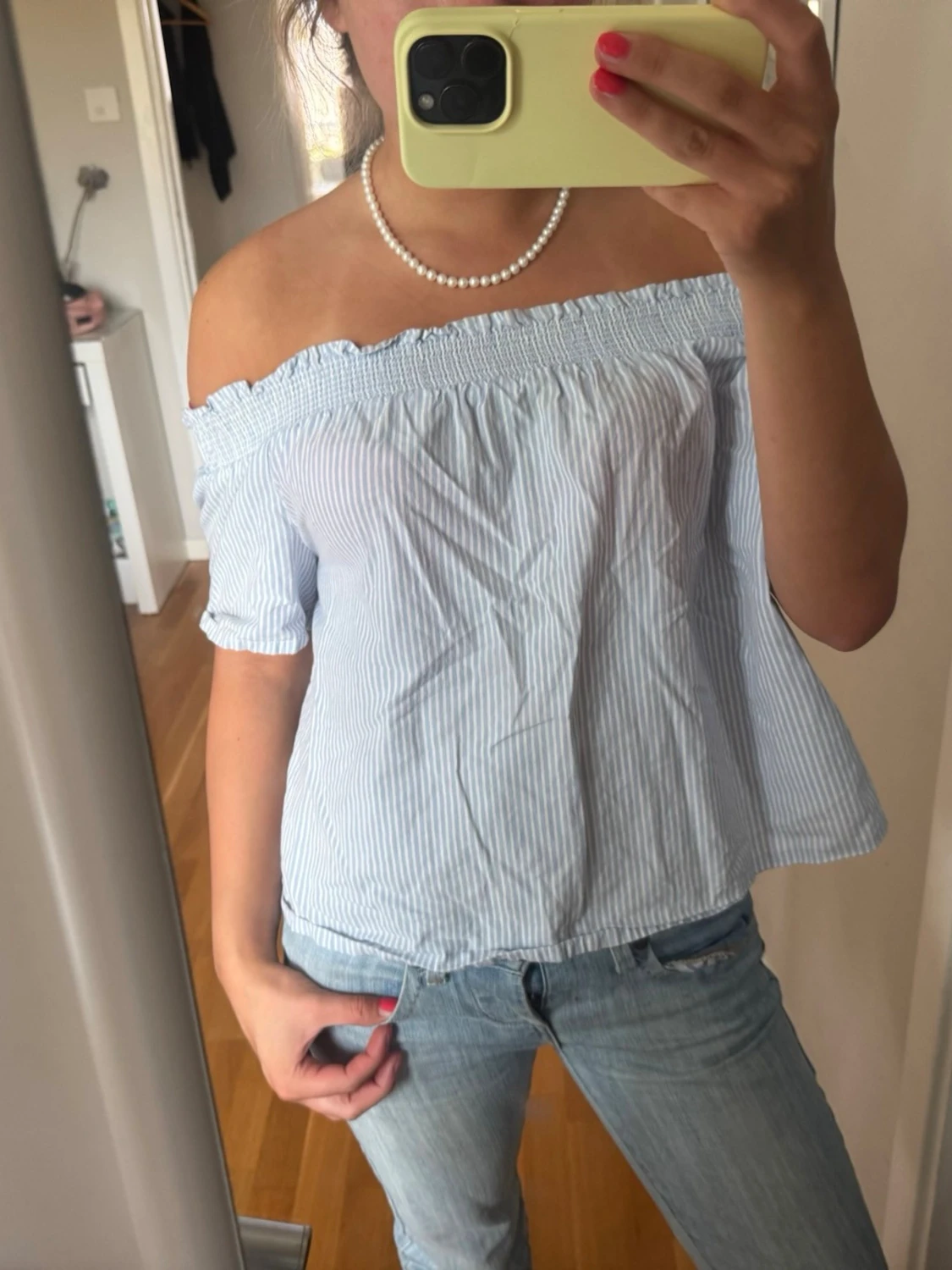 Offshoulder topp