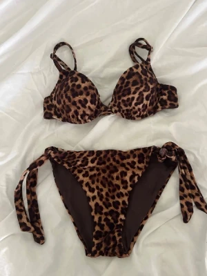 Calzedonia leopard  bikini  - Snygg bikini från Calzedonia, storlek 80A och underdelen i s