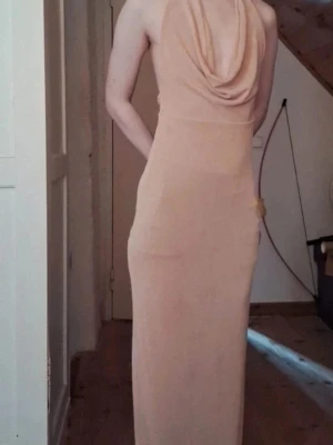 Cowl Neck Dress - Fits XS-S with long straps to work arounf your size and body. Has a slight shimmer to it Worn once  ♡