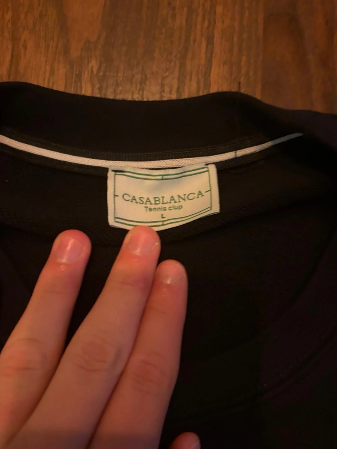 Svart sweatshirt Casablanca print - 3