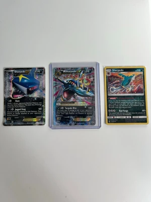 Pokémon kort (Sharpedo) - Säljer min lilla sharpedo sammling med ett sammanlagt värde på 300kr
