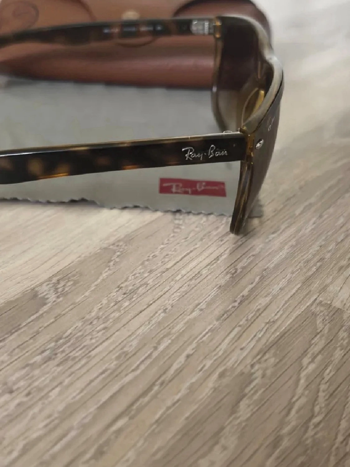 Bruna boyfriend/wayfaresolglasögon Ray-Ban - 2