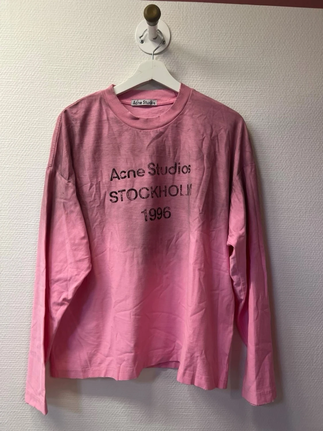 Acne studios long sleeve pink (m)