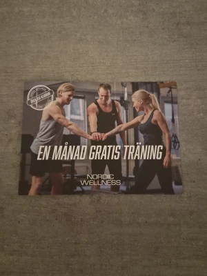 Gymkort - Hej! jag säljer 2 st gymkort för endast 200 kr/st. Du tar med 1 till Nordic Wellness och säger jag vill lägga in det i mitt nordic wellness kort sen så lägger de in den och det kostar 100 kr så du betalar totalt 300 kr för 1 månad. Jätte billigt.  Passa på och köp! Först till kvarn som gäller! En vän gav mig de fast vill inte gymma så vill sälja de. Kortet gäller inte i juni, juli och aug. Och det går bara att ta in ett kort per år per person.