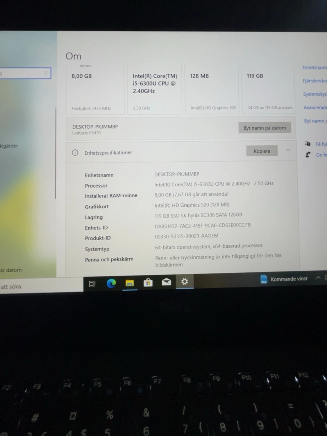 Svart Dell Latitude bärbar dator - 2