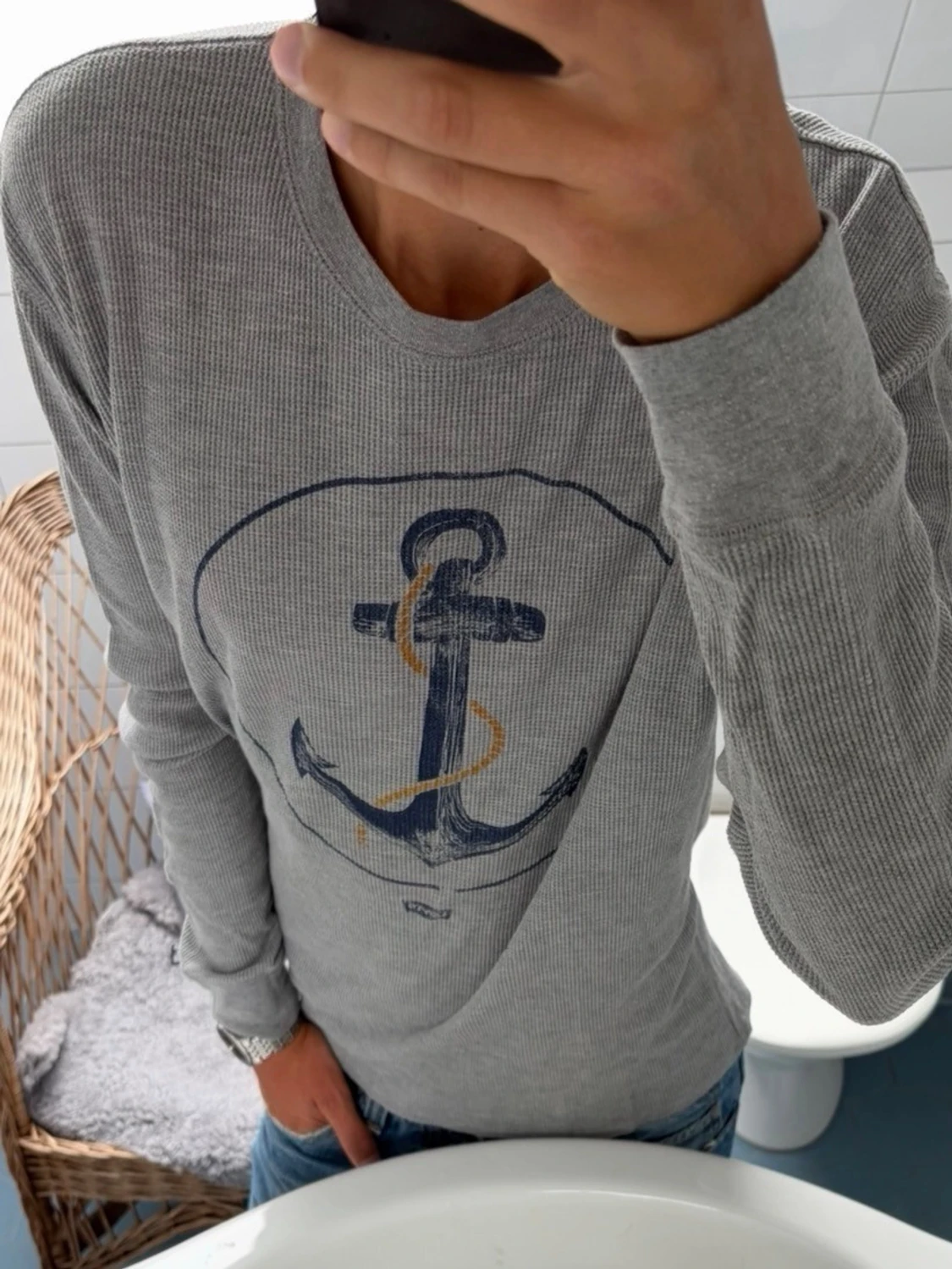 Levi’s Waffle Knit Longsleeve ~ Vintage - 2