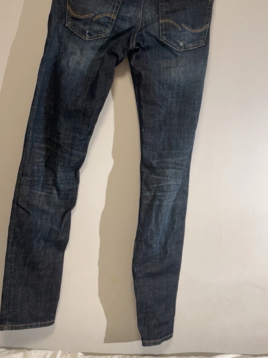  jack & jones Mörkblå slim fit jeans - 2