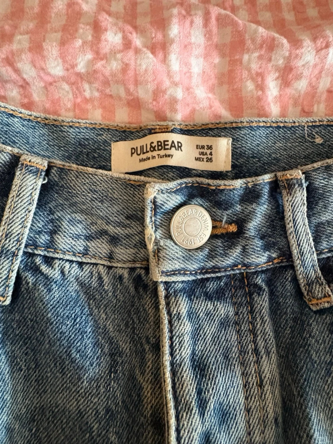 Blå jeansshorts med nitar Pull&Bear - 2