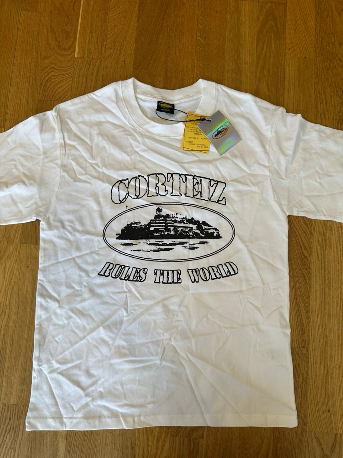Vit Corteiz t-shirt med tryck