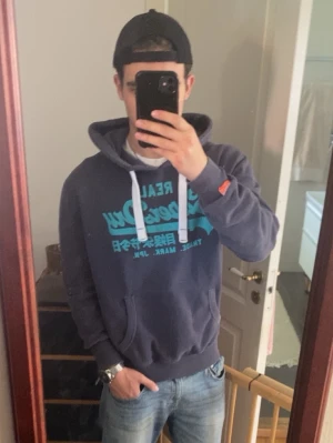 Superdry Hoodie - - Condition: 8/10 - Color: Blue - Size: L