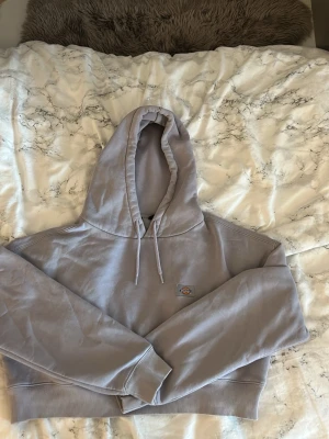 Hoodie - En ljuslila magtröja fast i hoodie.
