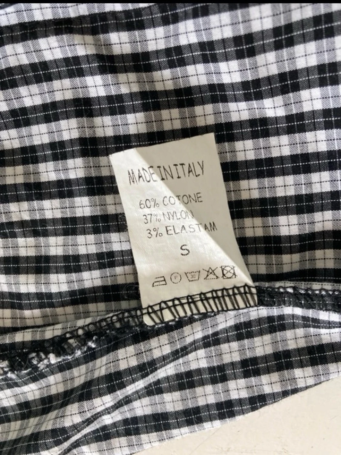 Italian coquette Vintage body blouse, s - 2