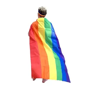 En regnbågsflaggan där det står ”Love is FUCKING Love” Den är 90x150cm Betalas ändast med swish 120 med frakt❤️