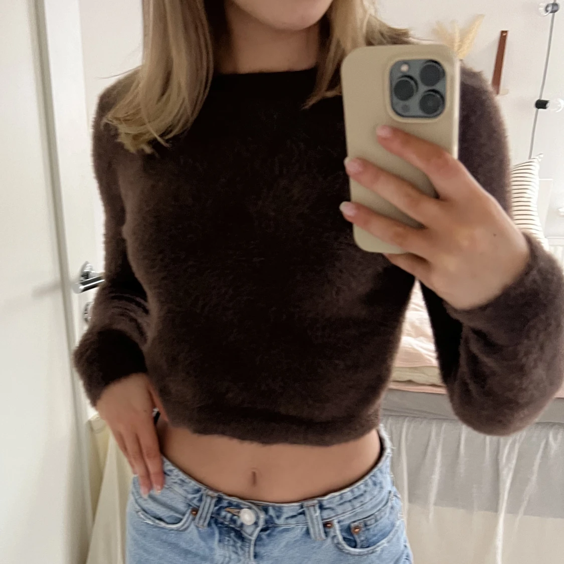 Gosig tröja från Pull&Bear 🤎 - 90