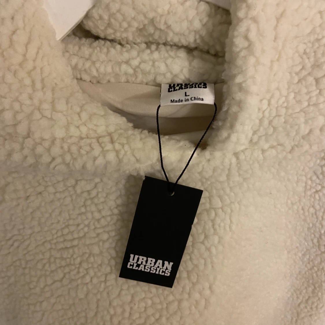 Tjocktröja i teddymaterial  - 91