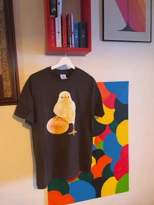 Alltimers Chicken tee - M - En superfet tisha från märket alltimers! Köpt från Junkyard i våras men bara använt en gång då den tyvärr blivit för liten! Tycker den är asschysst och sitter lite åt ”oversized ” hållet. Kan fraktas! Kolla gärna mina andra annonser!