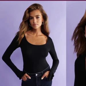 Svart topp - Svarta Agnes toppen från Gina tricot, toppen har en jättefin passform i storlek S.