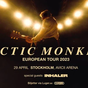 Byter 3 ståplatser  - Har 3 ståplatser till Arctic Monkeys konserten i Stockholm 2023, byter mot 3 sittplatser. Säljer inte