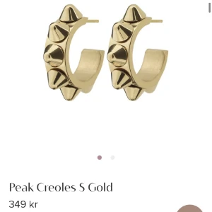 Edblad örhängen  - (Lägger upp igen pga oseriös köpare) Peak creoles s gold, Edblad örhängen guld. helt nya! kan posta o mötas upp i sthlm, bjuder på frkaten vid snabb affär❤️👌🏼 nypris 349:-