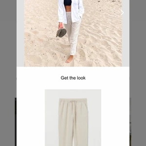 Linnebyxor  - Ett par finna linnebyxor från hm. Säljer då de är lite korta på mig som är 163 och passar inte min kropp. De är lite genomskinliga men de funkar.