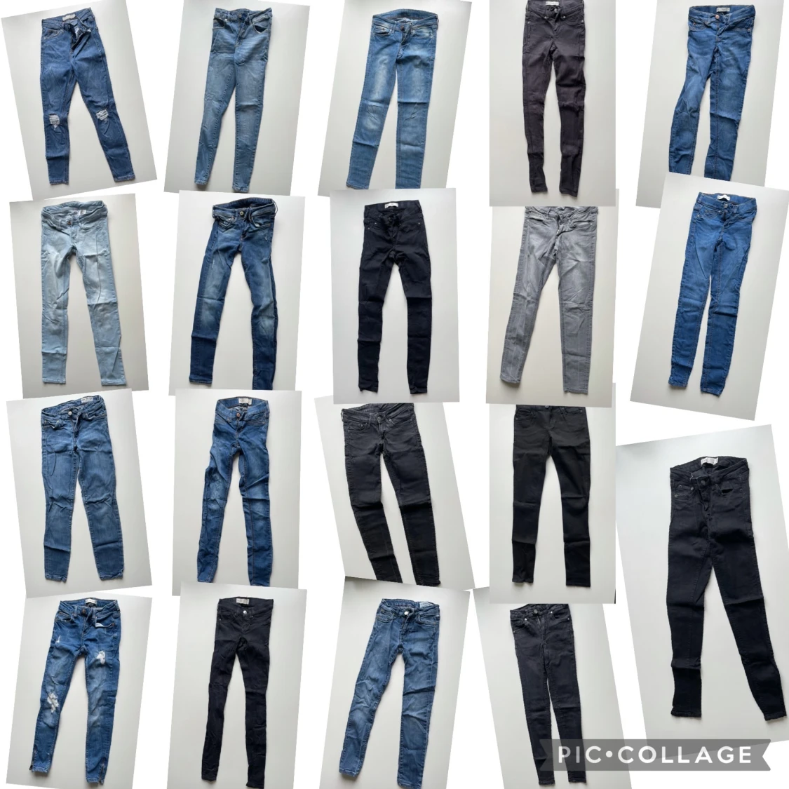 Jeans från diverse märken