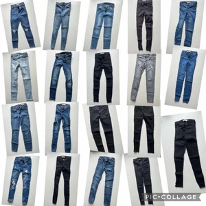 Jeans från diverse märken - 20 kr/st Från Gina, H&M, JC och bikbok