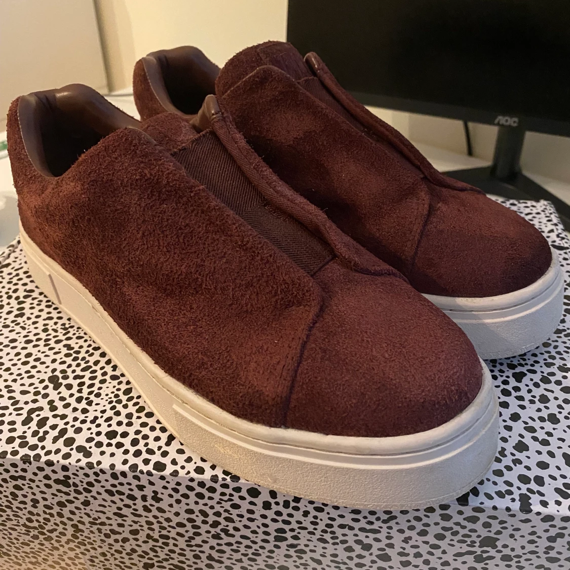 Eytys Doja-S Slip-On Suede Barolo