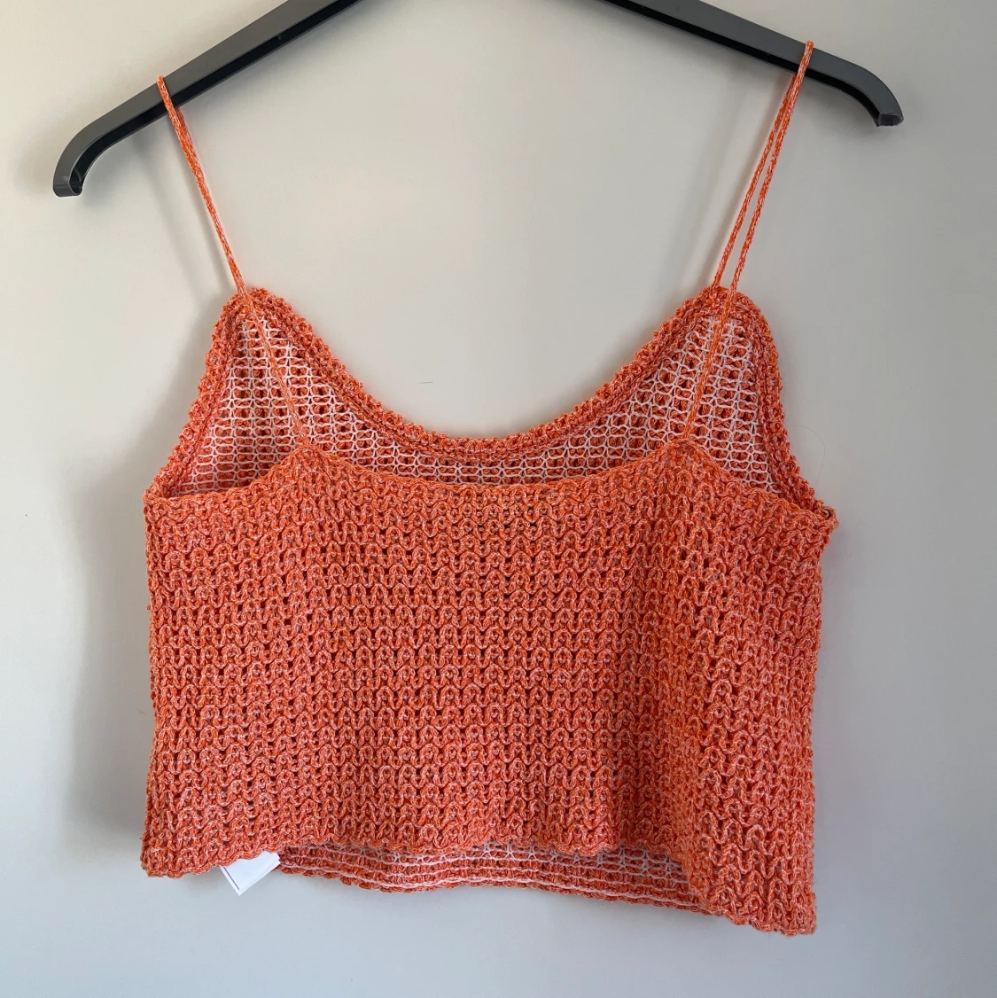 Oranget stickat linne  - 90