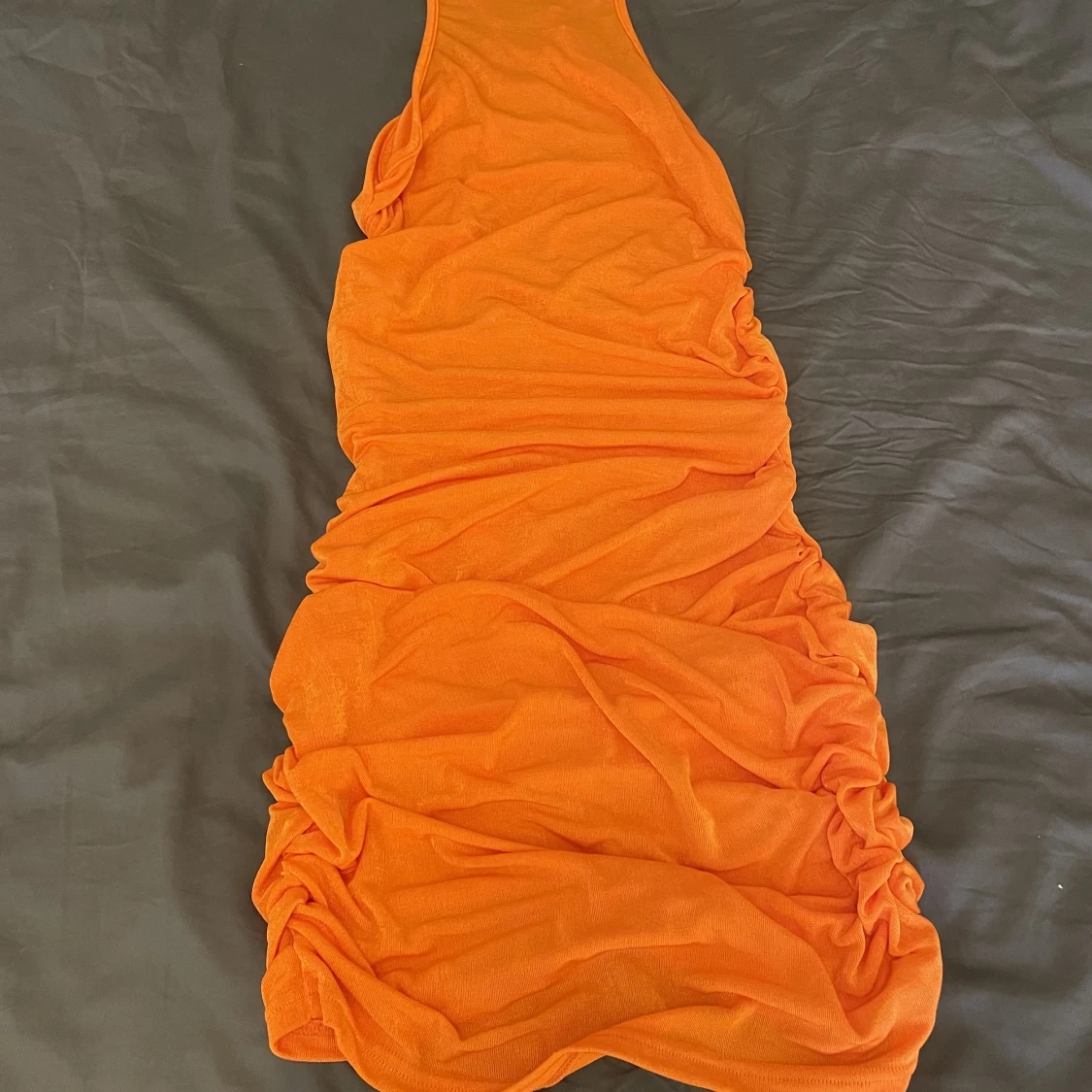 Neonorange sommarklänning strlk 38 - 91