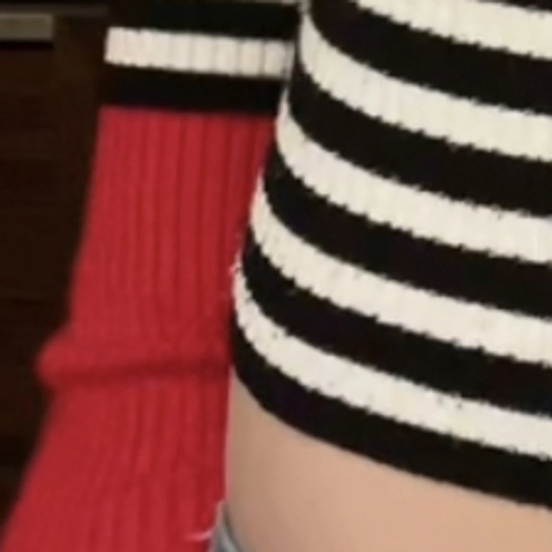 Randig långärmad topp - 91