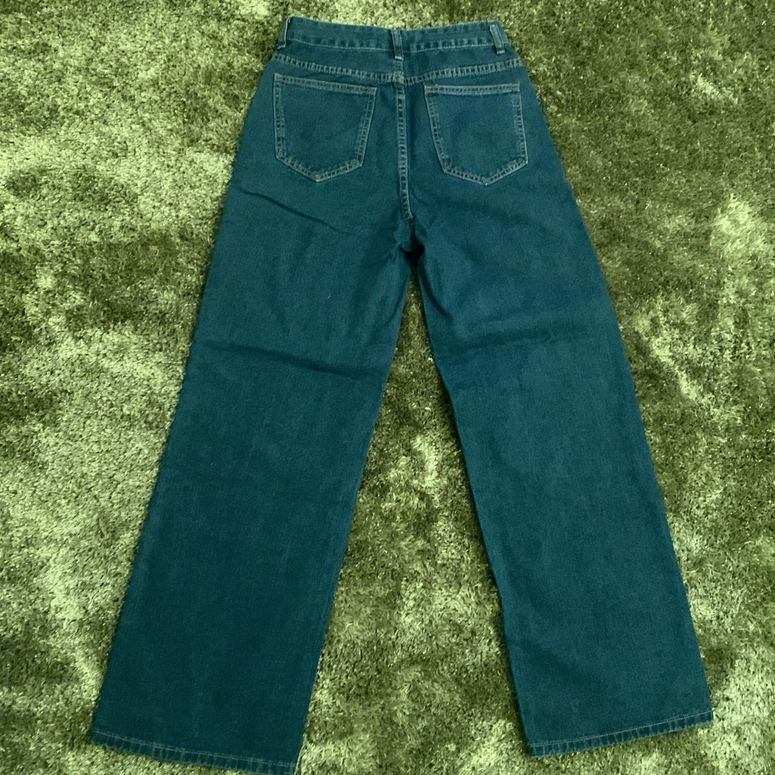 blåa baggy jeans - 90