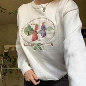 STICKAD TRÖJA - Jättefin stickad tröja från The Hamilton, storlek M. 150kr inklusive spårbar frakt