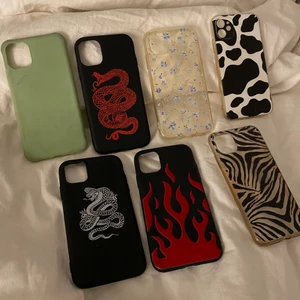 Mobilskal - 7 st mobilskal i bra skick, inget av dom är sönder och många av dom är oanvända🥰20kr styck eller alla 7 för 100kr