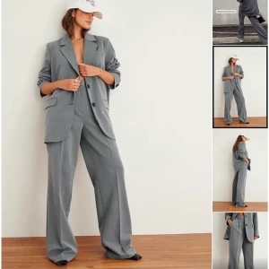 Gråa kostymbyxor// storlek 38 - Aldrig använda, i nyskick! Ordinariepris 700 kronor! Kan fraktas eller mötas upp!!!