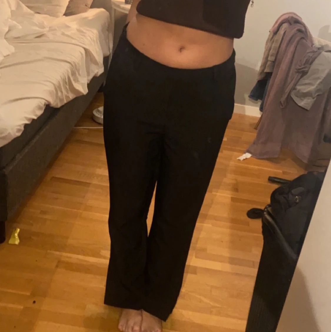 Lågmidjade kostymbyxor  - 91