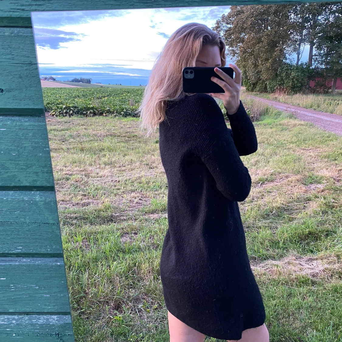 Stickad klänning  - 90